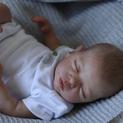 Elvira 19 Zoll lebensechte Reborn Puppen mit geschlossenen Augen-Romy