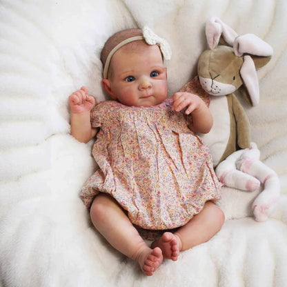 18 Zoll blaue Augen kuscheliges Reborn Baby Mädchen-Bettie