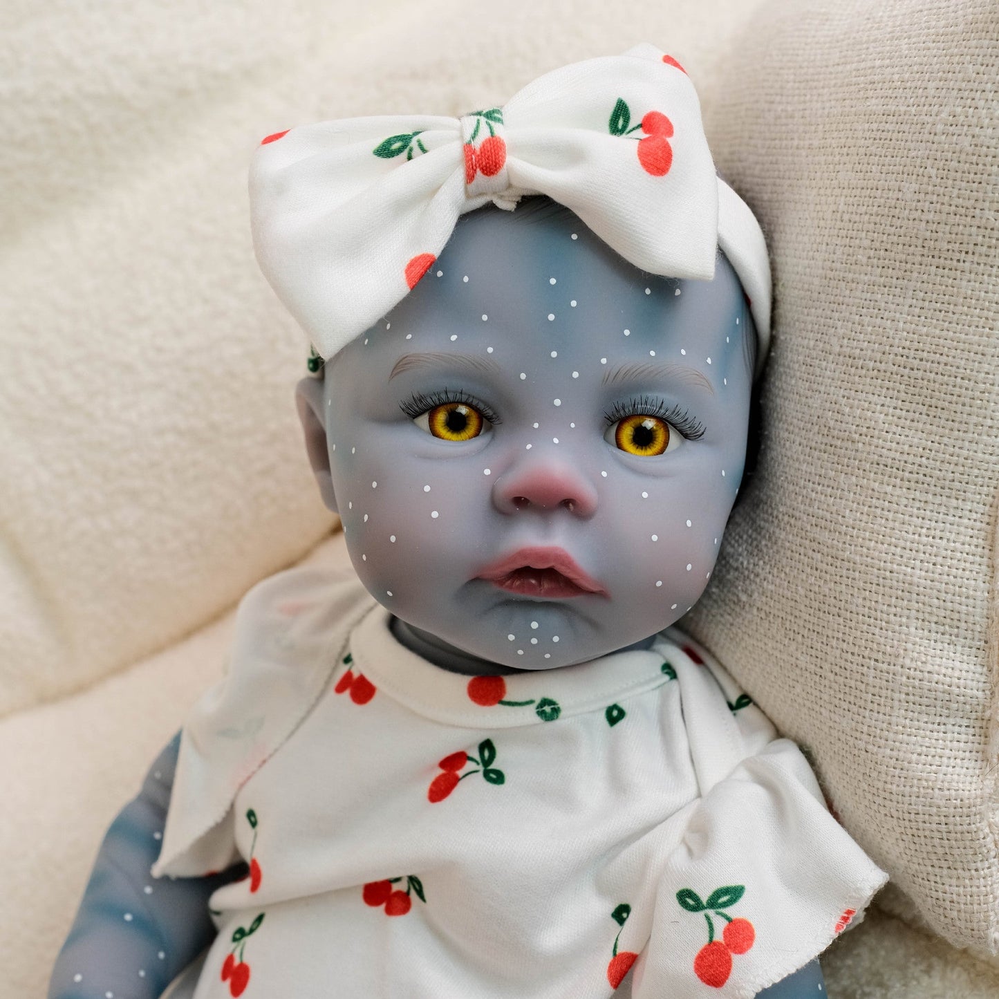 18 Zoll Meadow Reborn Baby Mädchen Avatar mit offenen Augen