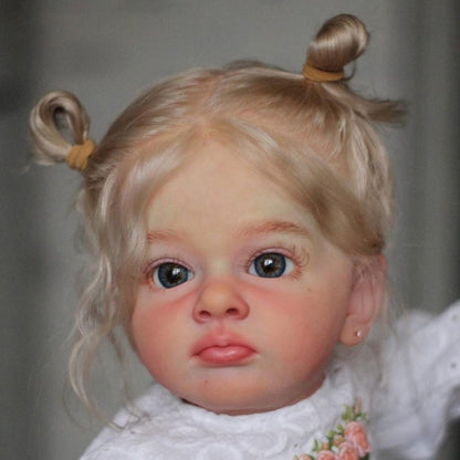 24 Zoll/60 cm Sally Wiedergeborene Mädchenpuppen mit lockigem Haar und offenen Augen
