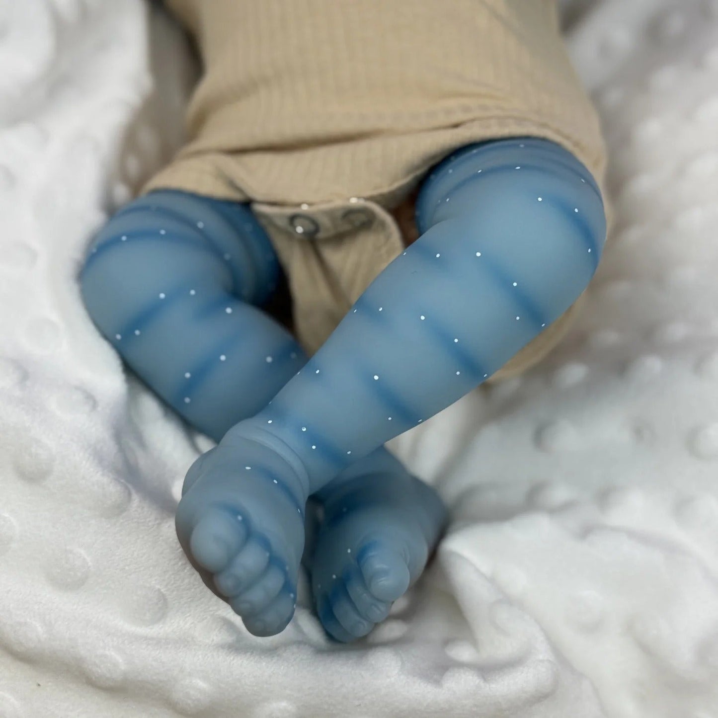 48 cm Pascale Reborn-Baby-Avatar mit geschlossenen Augen