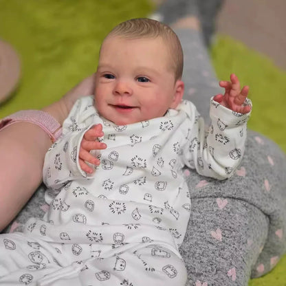 Beryl 19 Zoll lebensechte offene Augen weicher Körper Lächeln Reborn Puppe-Sebastia