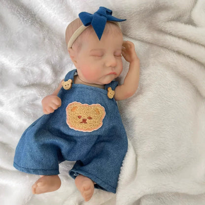 30cm Realistische schlafende Mini Reborn Puppen Junge-Levi