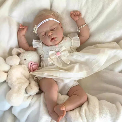 Dorothy 22 Zoll Reborn Puppe mit geschlossenen Augen blondes Haar-Alexis