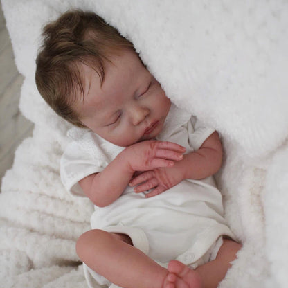 18 Zoll süße Reborn Babypuppen schlafen mit kurzen Haaren - Deliah