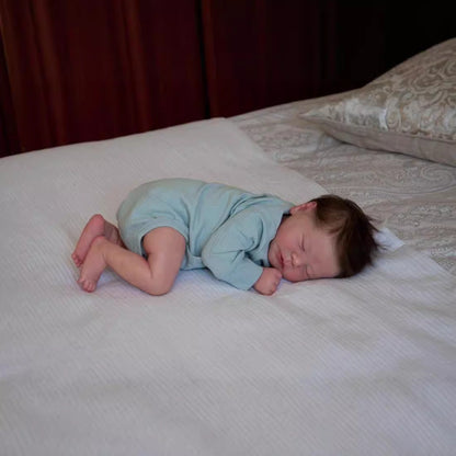 19 Zoll Colby Lebensechte Reborn Puppe mit geschlossenen Augen -Chase
