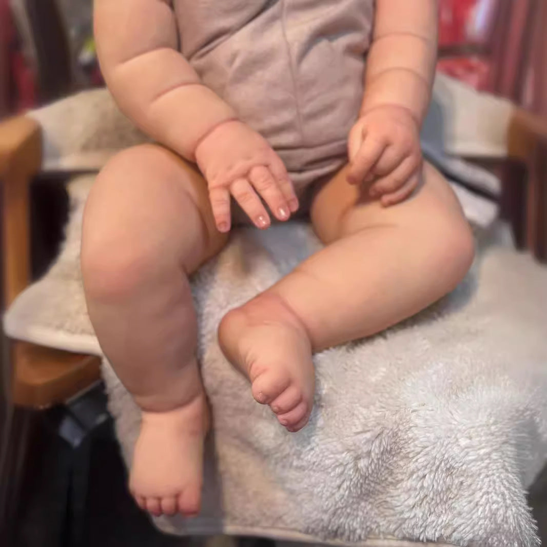 24 Zoll Hazel Rebornpuppe mit geschlossenen Augen- Pickle