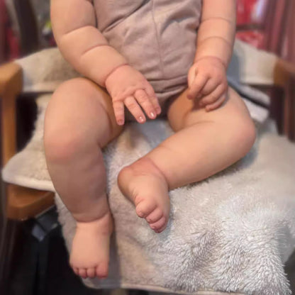 24 Zoll Hazel Rebornpuppe mit geschlossenen Augen- Pickle