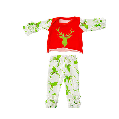 Weihnachtspuppenkleidung für 18 Zoll Reborn-Puppen
