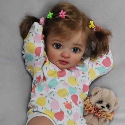 18 Zoll Susie Reborn Babypuppen mit offenen Augen -Layla