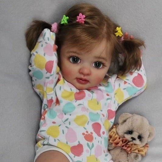 18 Zoll Susie Reborn Babypuppen mit offenen Augen -Layla