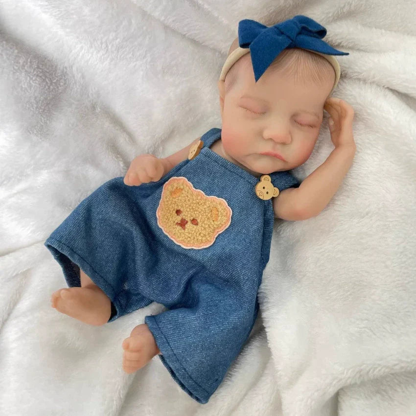 30cm Realistische schlafende Mini Reborn Puppen Junge-Levi