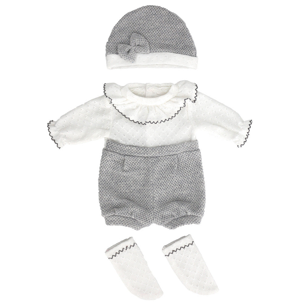 Süße Kleidung mit Hut für 16-18 Zoll Reborn Puppen