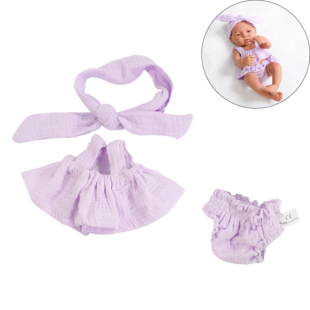 16-17 Zoll Reborn-Kleid 3-teiliges Set