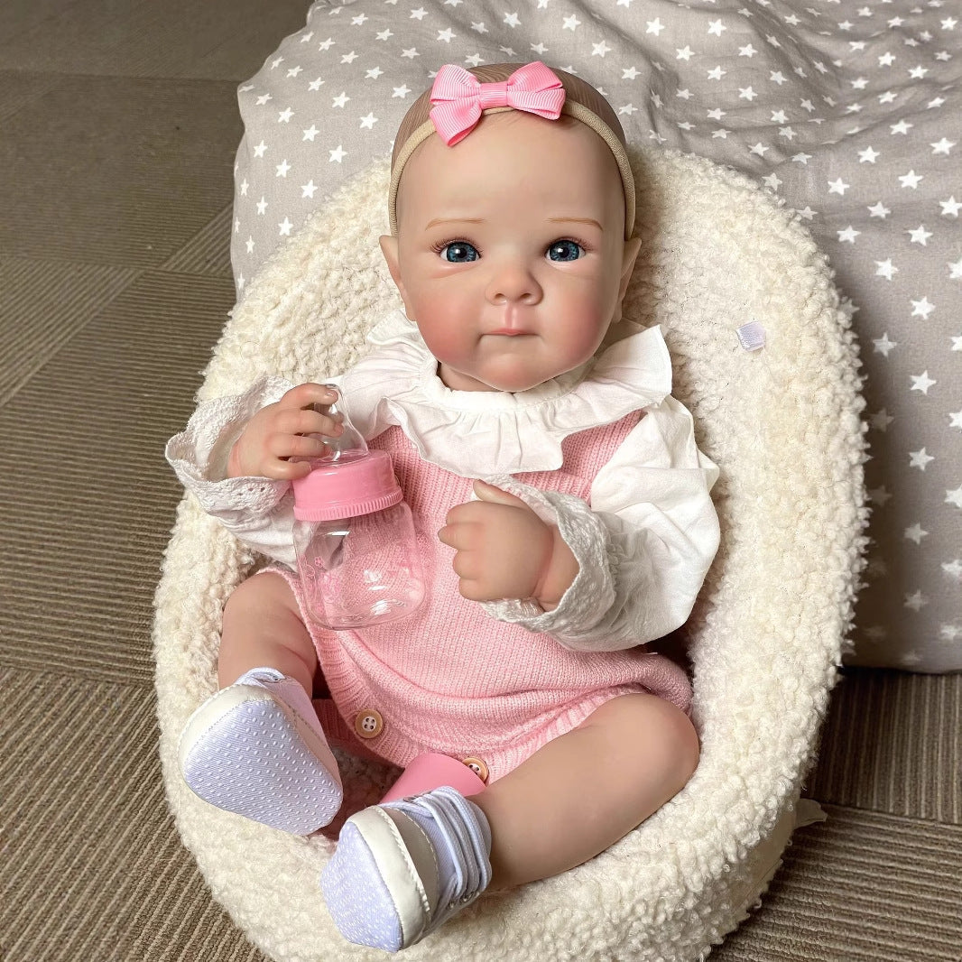 50cm Sally Blaue Augen Reborn Babypuppe Mädchen-Bettie