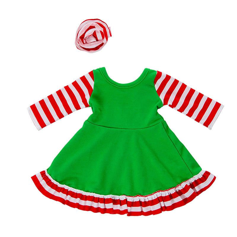 Weihnachtspuppenkleidung für 18 Zoll Reborn-Puppen