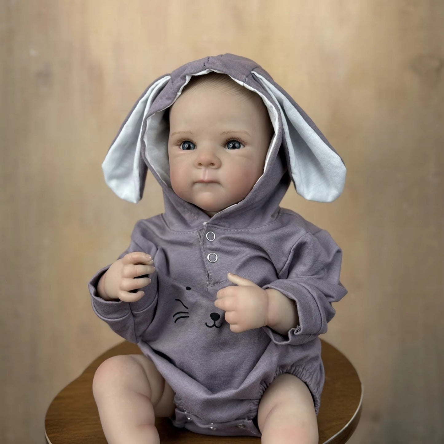 45cm lebensechter Vinylkörper blaue Augen Bettie Reborn-Baby-Mädchen