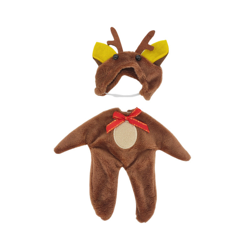 Süße Prinzessinnen-Weihnachtsoutfits für 15 cm Mini Reborn Puppen