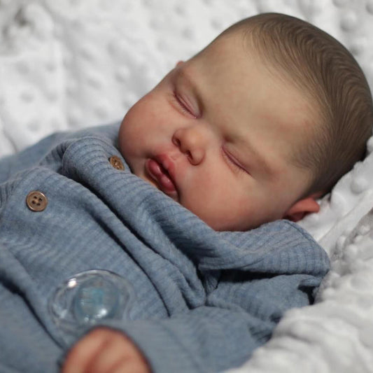 24 Zoll Clyde Rebornpuppe mit geschlossenen Augen- Pickle