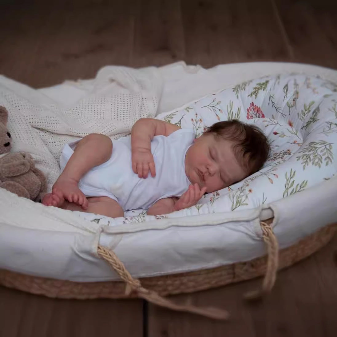 Trista 19 Zoll Reborn Puppen mit kurzen Haaren - Tessa