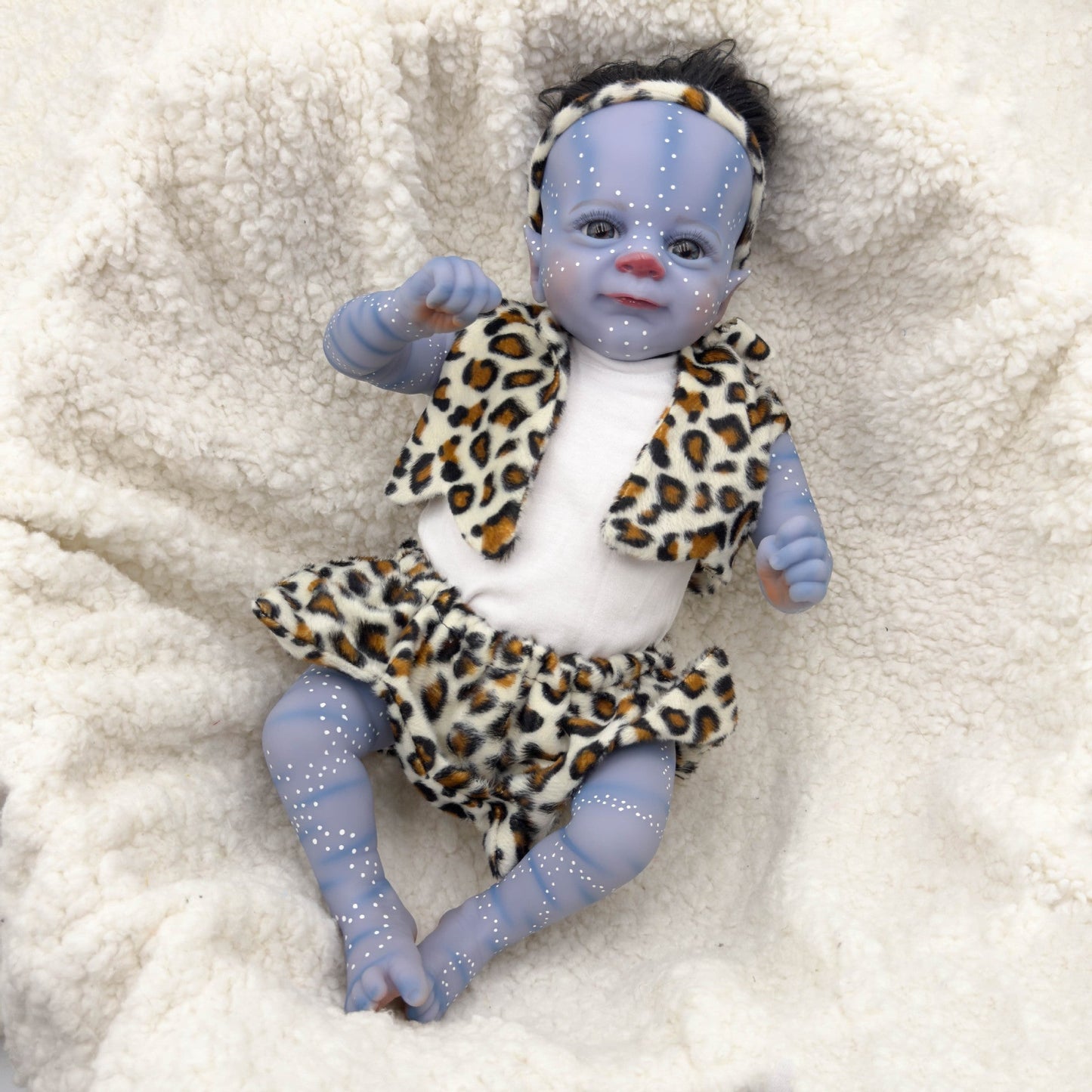 18 Zoll Reborn Baby Avatar mit offenen Augen