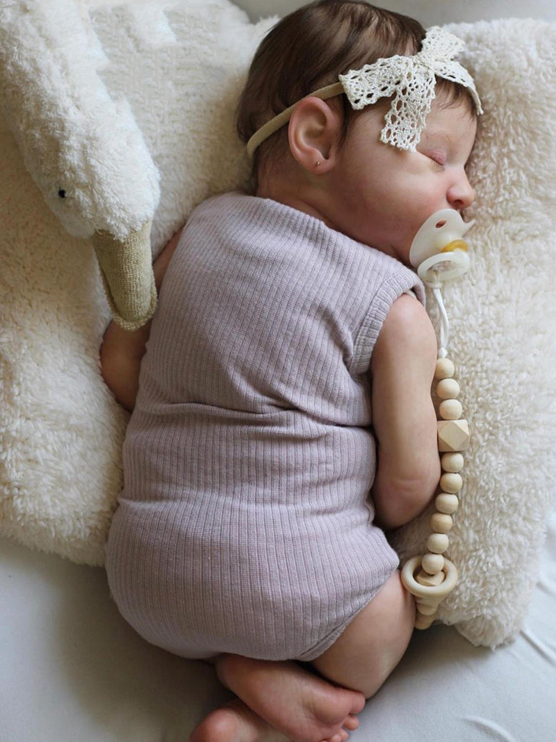20 Zoll Rita süße geschlossene Augen kurze Haare Reborn Puppe-Laura