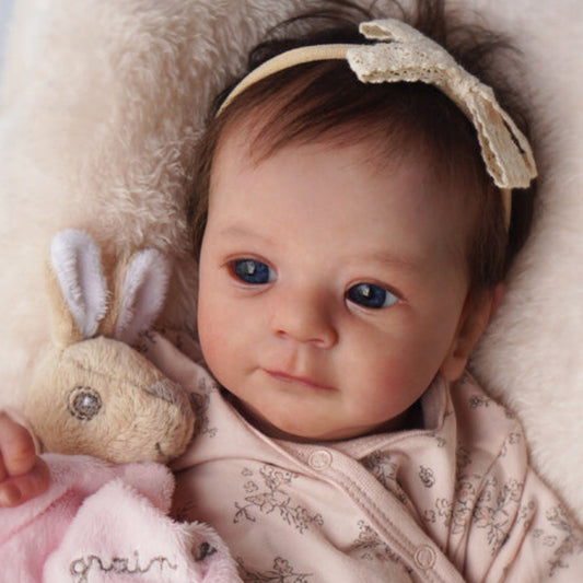 18 Zoll Jenny Reborn Puppen mit offenen Augen - Felicia