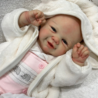 Barry 19 Zoll Reborn Puppen mit offenen Augen - Vivienne