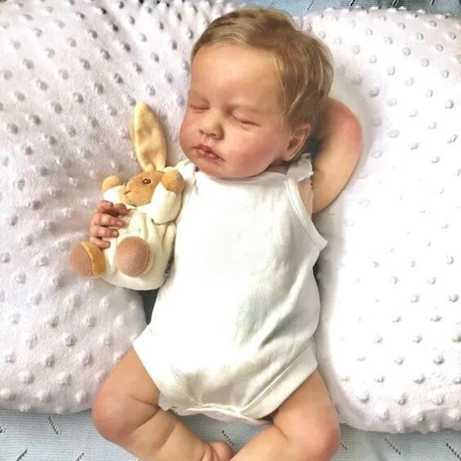 20 Zoll schlafende Reborn Puppen mit blondem Haar - Loulou