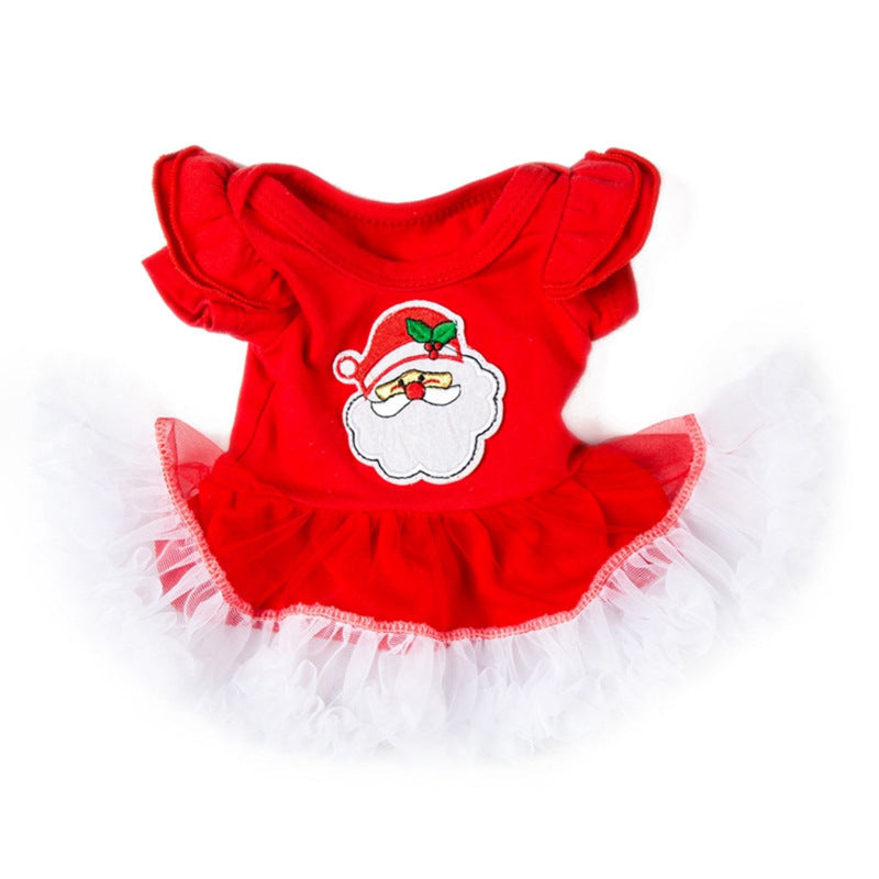 Weihnachtspuppenkleidung für 18 Zoll Reborn-Puppen