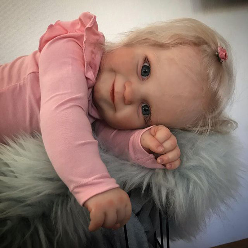 20 Zoll Reborn Ada Puppen mit blonden Haaren-Maddie