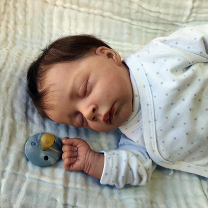 18 Zoll lebensechte Eartha Geschlossene Augen Reborn puppen-Jude