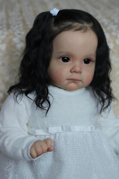 24 Zoll wiedergeborene Puppe mit offenen Augen - Maggie