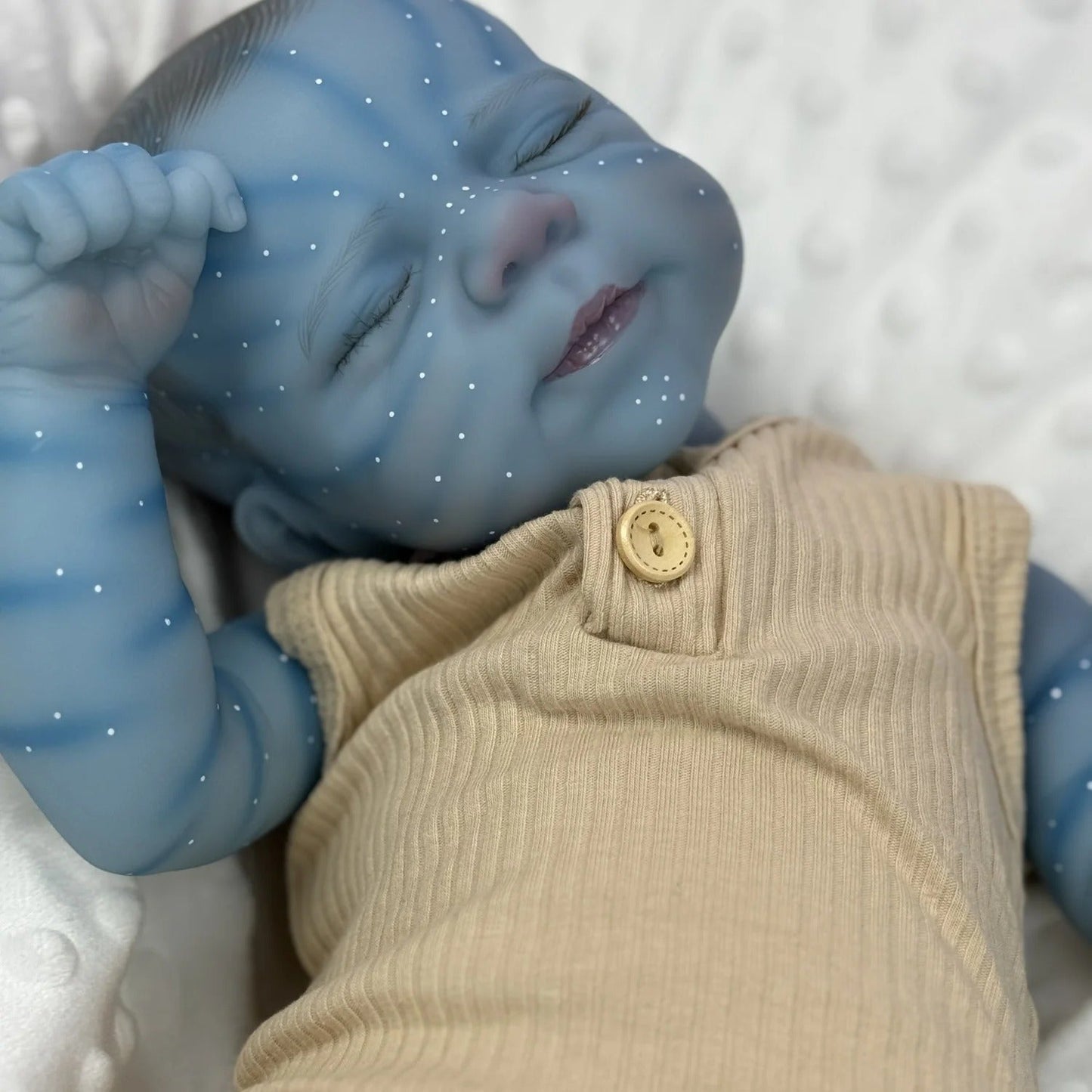 48 cm Pascale Reborn-Baby-Avatar mit geschlossenen Augen