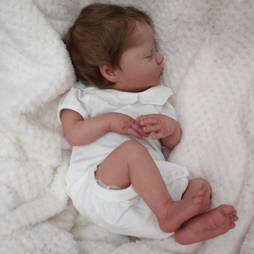 18 Zoll süße Reborn Babypuppen schlafen mit kurzen Haaren - Deliah
