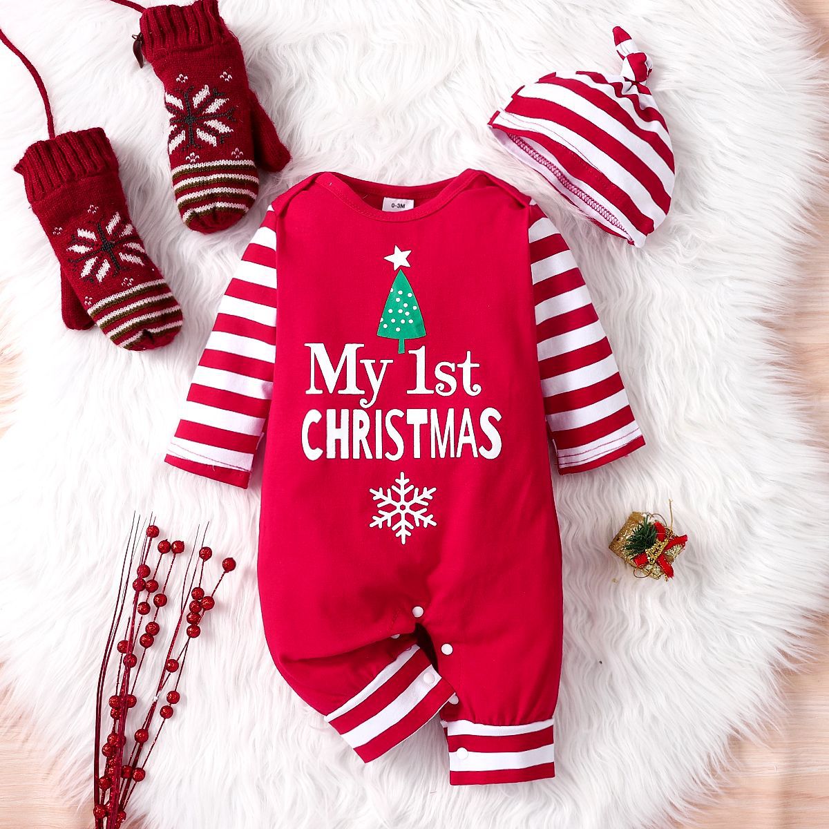 Weihnachtskleidungsset für 20-22 Zoll Reborn-Puppen