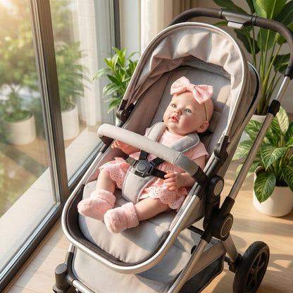 19 Zoll Abigail Reborn Baby Mädchen im rosa Kleid