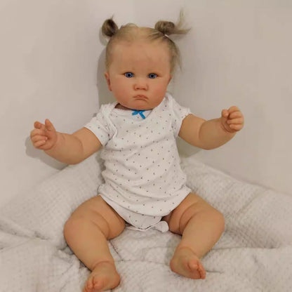 24 Zoll Reborn Puppe mit offenen Augen - Charlotte