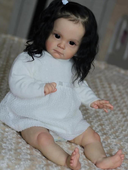 24 Zoll wiedergeborene Puppe mit offenen Augen - Maggie