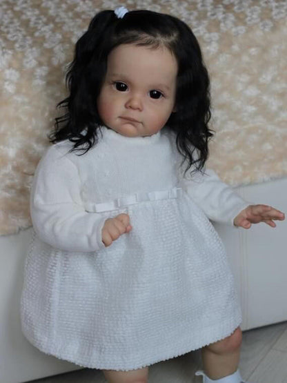 24 Zoll wiedergeborene Puppe mit offenen Augen - Maggie