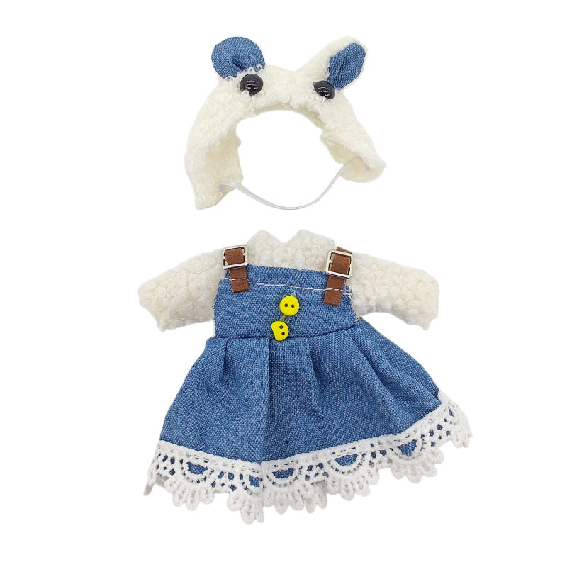 Cartoon-Kleid für 6 Zoll (15 cm) Minipuppen