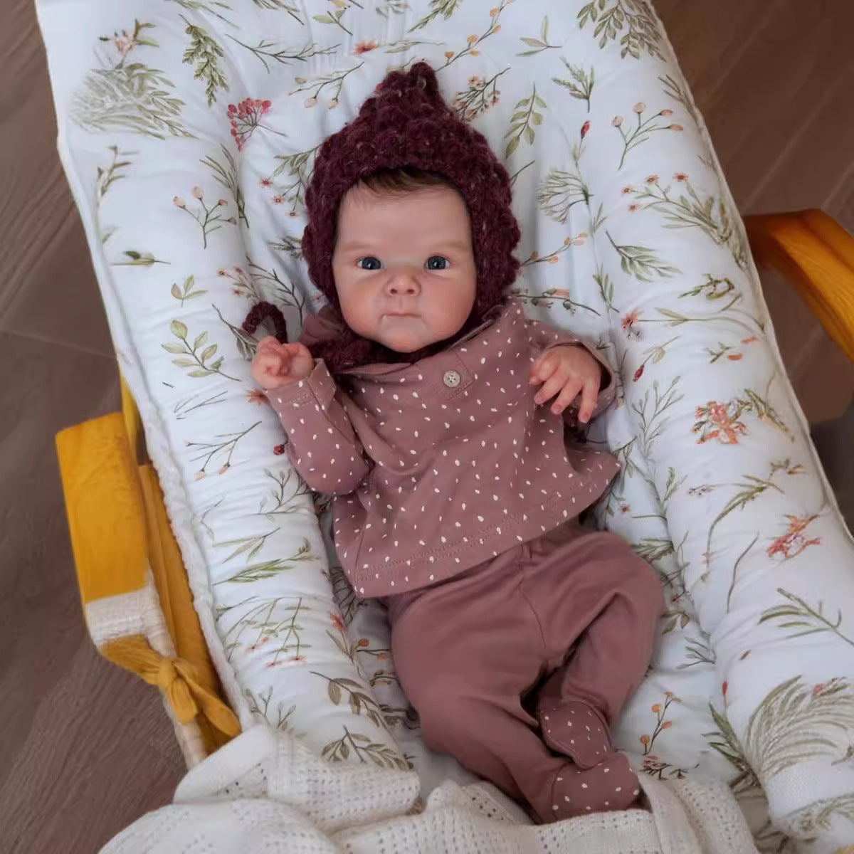 18 Zoll Irma Offene Augen Kurze Haare Reborn Puppe Mädchen-Bettie