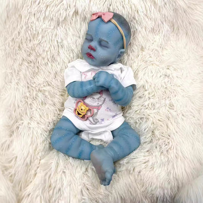 19 Zoll geschlossene Augen Loulou Reborn Baby Avatar