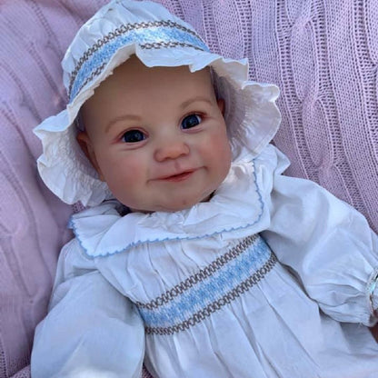 60 cm weiche Reborn Puppe mit blauen Augen-Maddie