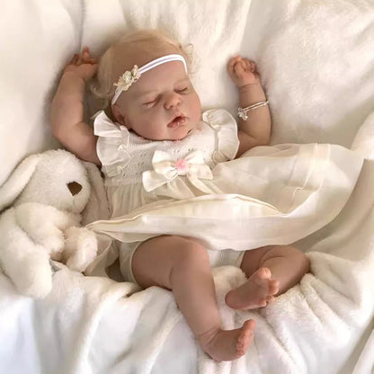 Dorothy 22 Zoll Reborn Puppe mit geschlossenen Augen blondes Haar-Alexis