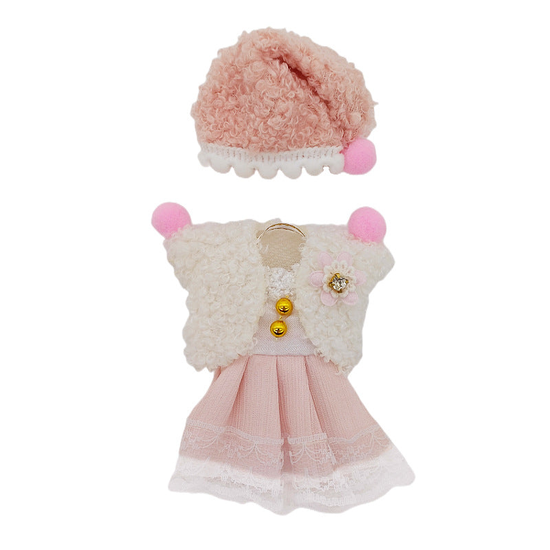 Cartoon-Kleid für 6 Zoll (15 cm) Minipuppen
