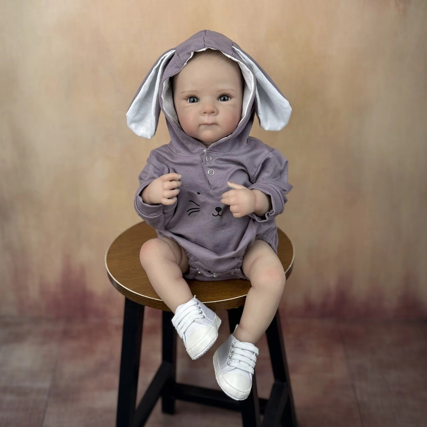 45cm lebensechter Vinylkörper blaue Augen Bettie Reborn-Baby-Mädchen
