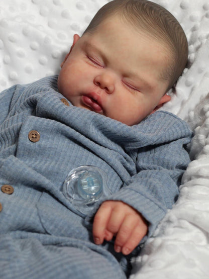 24 Zoll Clyde Rebornpuppe mit geschlossenen Augen- Pickle