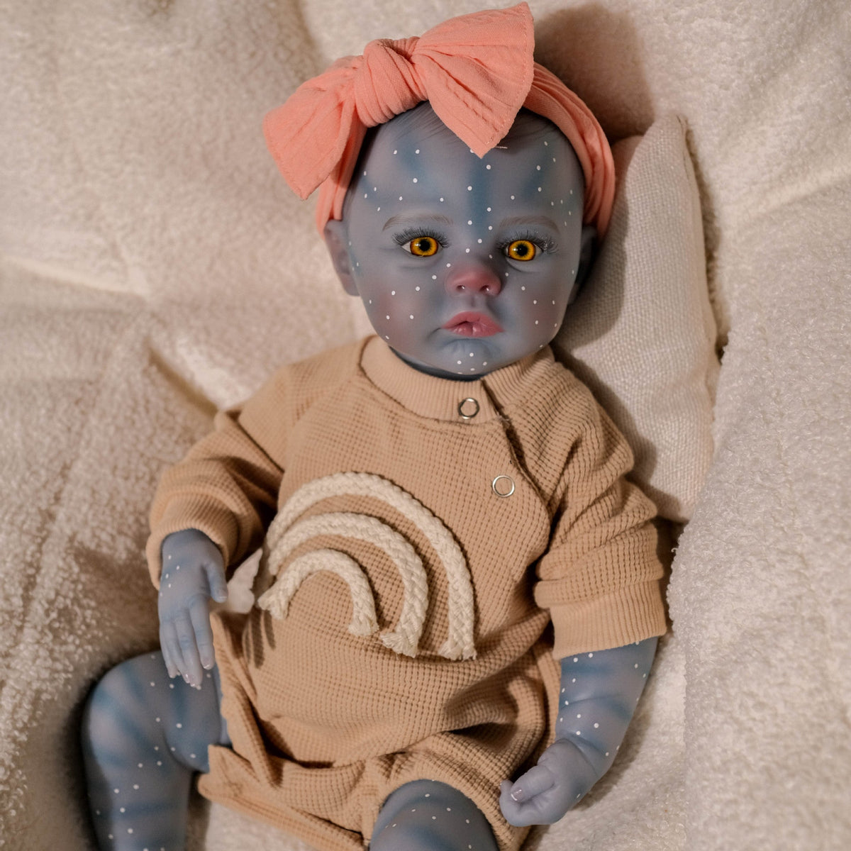 19 Zoll offene Augen Reborn Avatar Baby Mädchen-Meadow