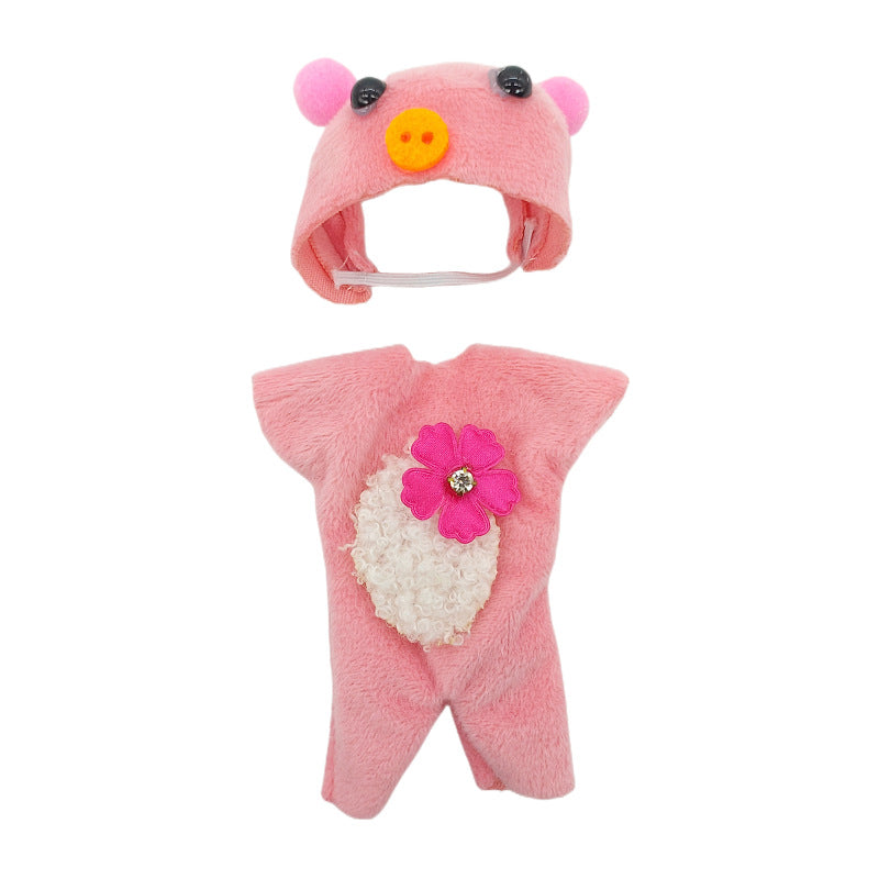 Cartoon-Kleid für 6 Zoll (15 cm) Minipuppen